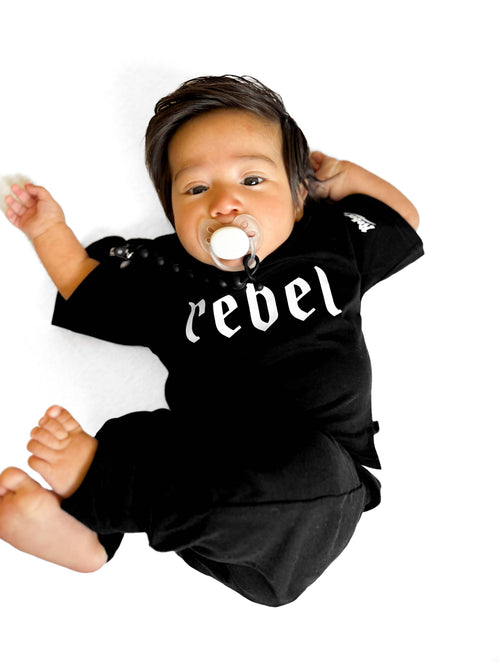 Bamboo Graphic Tee in Rebel