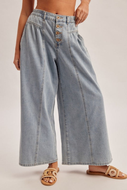 Wide Leg Slouchy Flare Jeans