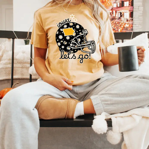 Iowa Daisy Helmet T-shirt