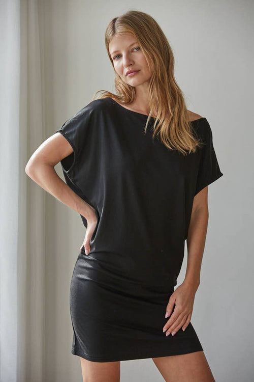 Knit Viscose Spandex Jersey Sleeveless Mini